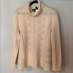 Ralph Lauren Cream Knit Sweater